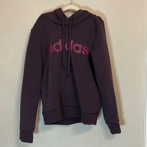 Dark purple Adidas hoodie